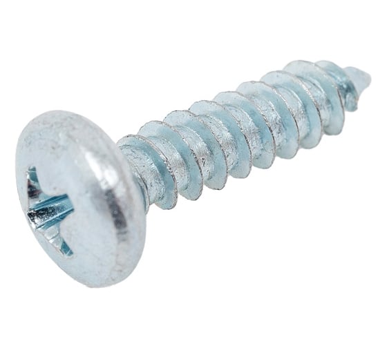 Саморез ZAMETAL 4,8х19 с полукруг. гол., крест шлиц, DIN 7981, оц., 500 шт ZA101616