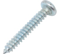 Саморез ZAMETAL 4,8х32 с полукруг. гол., крест шлиц, DIN 7981, оц., 250 шт. ZA101821