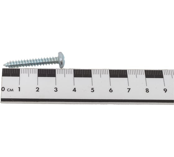 Саморез ZAMETAL 4,8х32 с полукруг. гол., крест шлиц, DIN 7981, оц., 250 шт. ZA101821