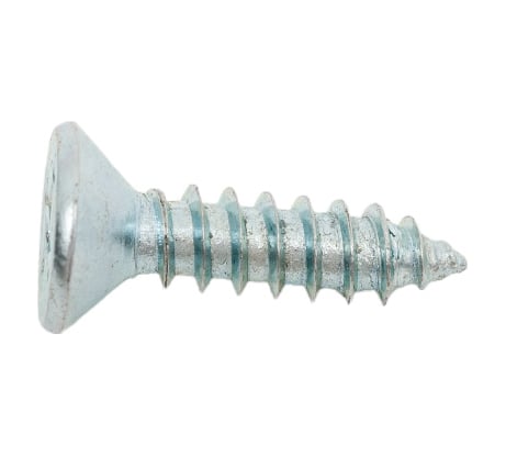 Саморез ZAMETAL 4,8х19 с потайн. гол., крест шлиц, DIN 7982, оц., 500 шт ZA101623