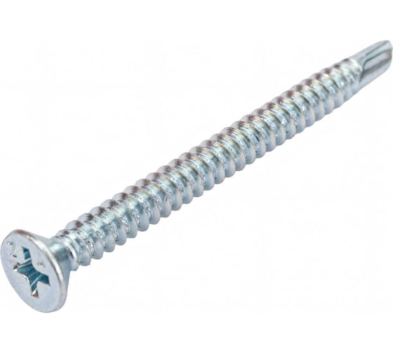 Саморез ZAMETAL 4,2х50 со сверлом и потайной головкой, DIN 7504Р, оц., 250 шт ZA082303