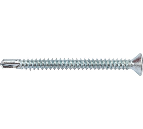 Саморез ZAMETAL 4,2х50 со сверлом и потайной головкой, DIN 7504Р, оц., 250 шт ZA082303