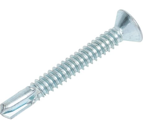 Саморез ZAMETAL 6,3х50 со сверлом и потайной головкой, DIN 7504Р, оц., 250 шт ZA082549