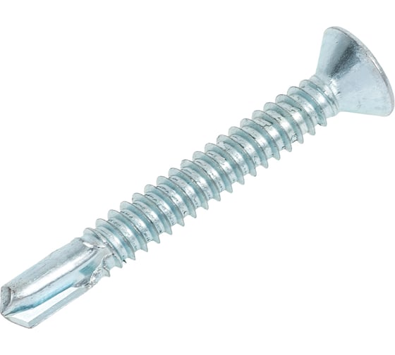 Саморез ZAMETAL 6,3х50 со сверлом и потайной головкой, DIN 7504Р, оц., 250 шт ZA082549