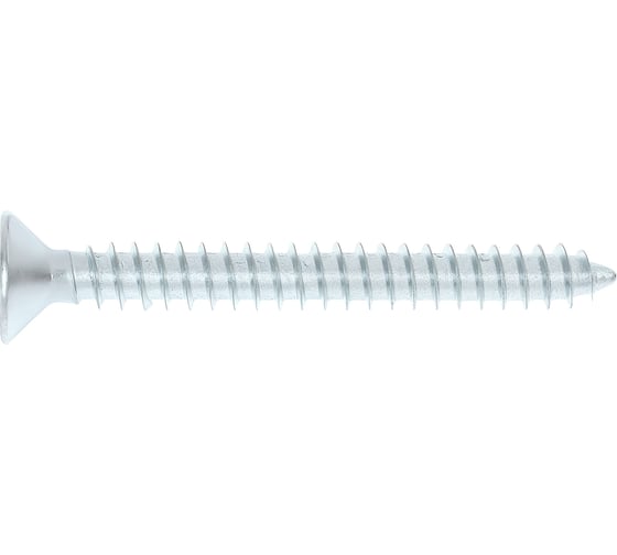 Саморез ZAMETAL 3,9х38 с потайн. гол., крест. шлиц, DIN 7982 оц., 1000 шт ZA100640 1