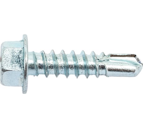 Саморез ZAMETAL 3,9х16 со сверлом и шестигранн. головкой DIN 7504K, оц., 1000 шт ZA081337