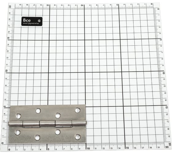 Полуширокая петля VORMANN 100x72х1,5 мм, нержавеющая сталь 010502100