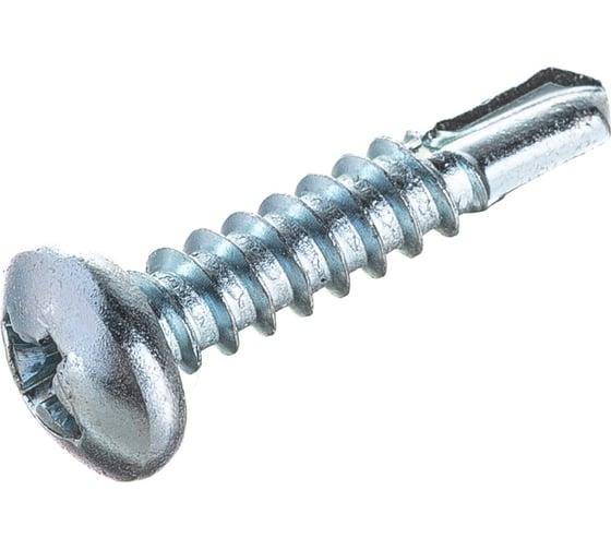 Саморез ZAMETAL 4,8х22 со сверлом и полусфер. головкой, DIN 7504N, оц., 1000 шт ZA081948