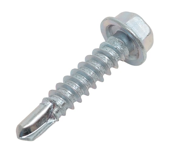 Саморез ZAMETAL 3,9х19 со сверлом и шестигранн. головкой, DIN 7504K, оц., 1000 шт ZA081344