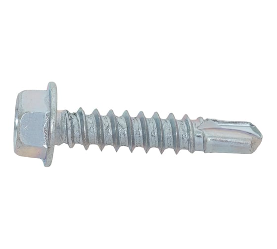 Саморез ZAMETAL 3,9х19 со сверлом и шестигранн. головкой, DIN 7504K, оц., 1000 шт ZA081344