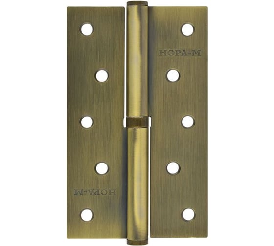 Петля НОРА-М 750-5" мат. брон. покр. правая 2,5 мм 14451 1