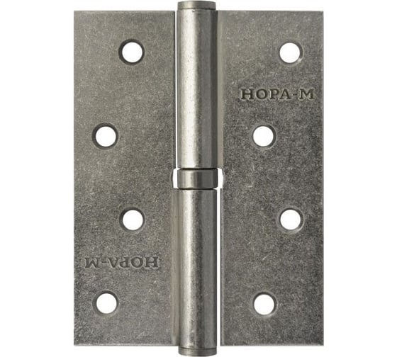 Петля НОРА-М 750-4" застар. серебро, правая, 2,5 мм 12946 1