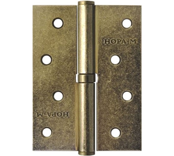 Петля НОРА-М 750-4" застар. бронза, правая, 2,5 мм 12944