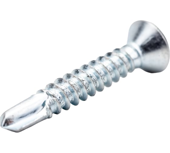 Саморез ZAMETAL 4,2х25 со сверлом и потайной головкой, DIN 7504Р, оц., 1000 шт ZA082266