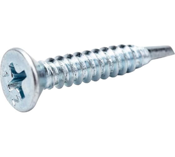 Саморез ZAMETAL 4,2х25 со сверлом и потайной головкой, DIN 7504Р, оц., 1000 шт ZA082266
