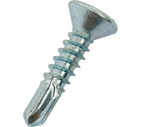 Саморез ZAMETAL 5,5х25 со сверлом и потайной головкой, DIN 7504Р, оц., 500 шт ZA082433