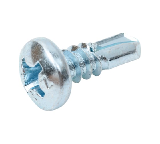 Саморез ZAMETAL 5,5х16 со сверлом и полусфер. головкой, DIN 7504N, оц., 500 шт ZA082013