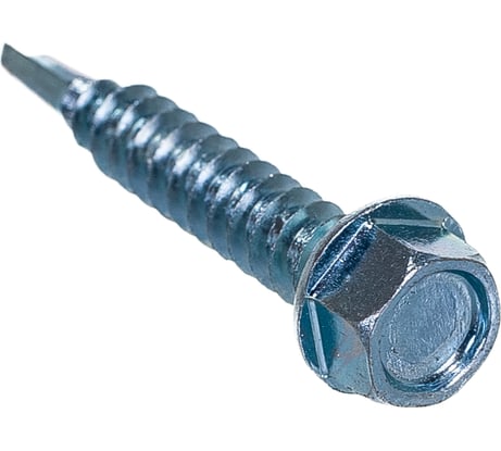 Саморез ZAMETAL 5,5х32 со сверлом и шестигранн. головкой, DIN 7504K, оц., 500 шт ZA081573