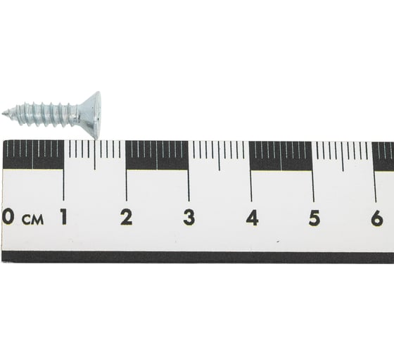 Саморез ZAMETAL 4,2х16 с потайн. гол., крест. шлиц, DIN 7982, оц., 1000 шт ZA100718