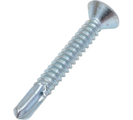Саморез ZAMETAL 6,3х45 со сверлом и потайной головкой, DIN 7504Р, оц., 250 шт ZA082532