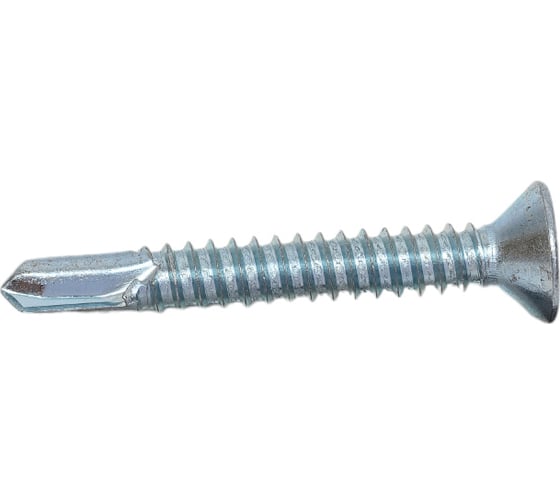 Саморез ZAMETAL 6,3х45 со сверлом и потайной головкой, DIN 7504Р, оц., 250 шт ZA082532