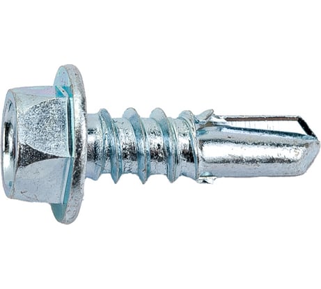 Саморез ZAMETAL 3,9х13 со сверлом и шестигранн. головкой, DIN 7504K, оц., 1000 шт ZA081320