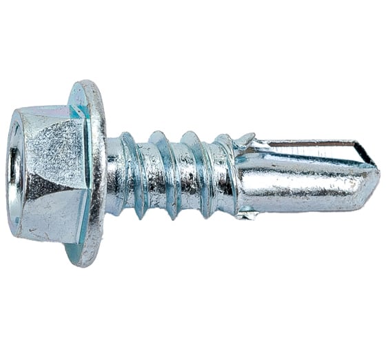 Саморез ZAMETAL 3,9х13 со сверлом и шестигранн. головкой, DIN 7504K, оц., 1000 шт ZA081320