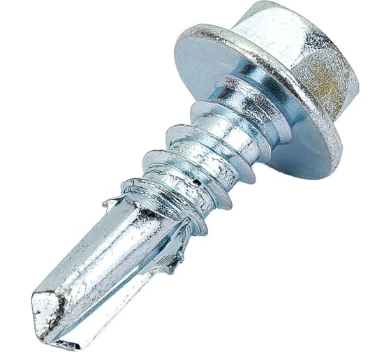 Саморез ZAMETAL 3,9х13 со сверлом и шестигранн. головкой, DIN 7504K, оц., 1000 шт ZA081320