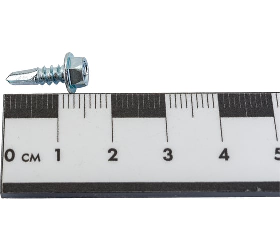 Саморез ZAMETAL 3,9х13 со сверлом и шестигранн. головкой, DIN 7504K, оц., 1000 шт ZA081320