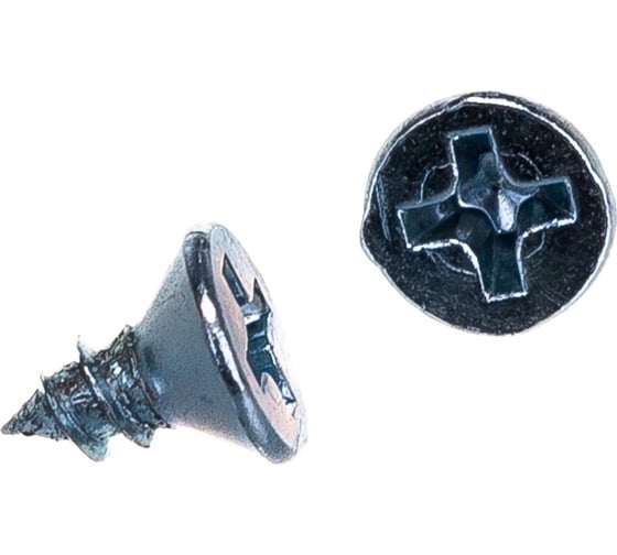 Саморез ZAMETAL 3,5х6,5 с потайн. гол., крест. шлиц, DIN 7982, оц., 1000 шт ZA100503