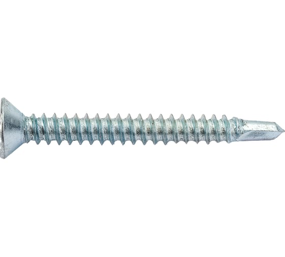Саморез ZAMETAL 4,2х38 со сверлом и потайной головкой, DIN 7504Р, оц., 500 шт ZA082280