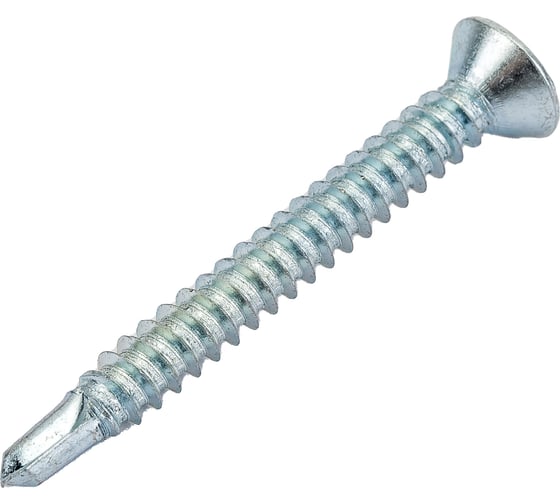 Саморез ZAMETAL 4,2х38 со сверлом и потайной головкой, DIN 7504Р, оц., 500 шт ZA082280