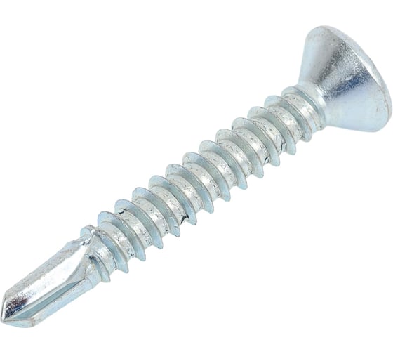 Саморез ZAMETAL 5,5х38 со сверлом и потайной головкой, DIN 7504Р, оц., 250 шт ZA082457