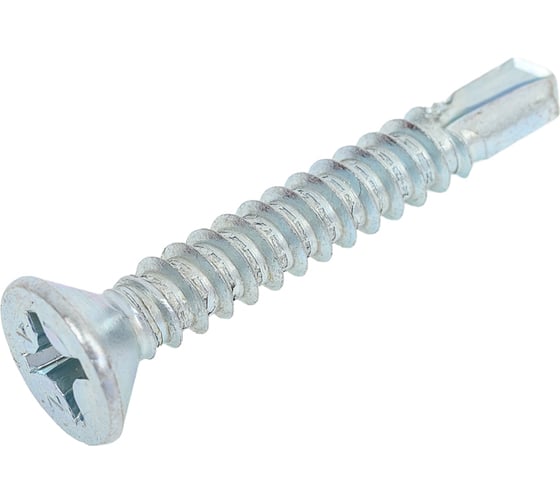 Саморез ZAMETAL 5,5х38 со сверлом и потайной головкой, DIN 7504Р, оц., 250 шт ZA082457