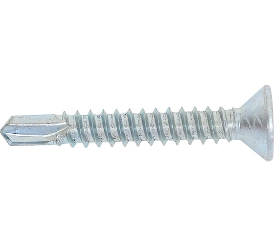 Саморез ZAMETAL 5,5х38 со сверлом и потайной головкой, DIN 7504Р, оц., 250 шт ZA082457