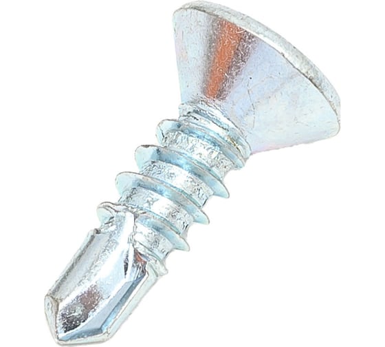 Саморез ZAMETAL 5,5х19 со сверлом и потайной головкой, DIN 7504Р, оц., 500 шт ZA082419
