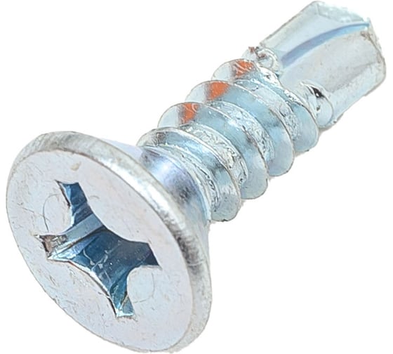 Саморез ZAMETAL 5,5х19 со сверлом и потайной головкой, DIN 7504Р, оц., 500 шт ZA082419