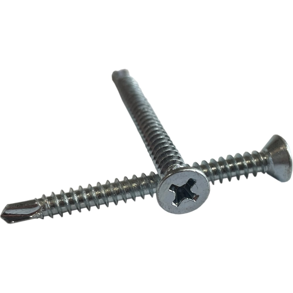 Саморез ZAMETAL 4,8х32 со сверлом и потайной головкой, DIN 7504Р, оц ...