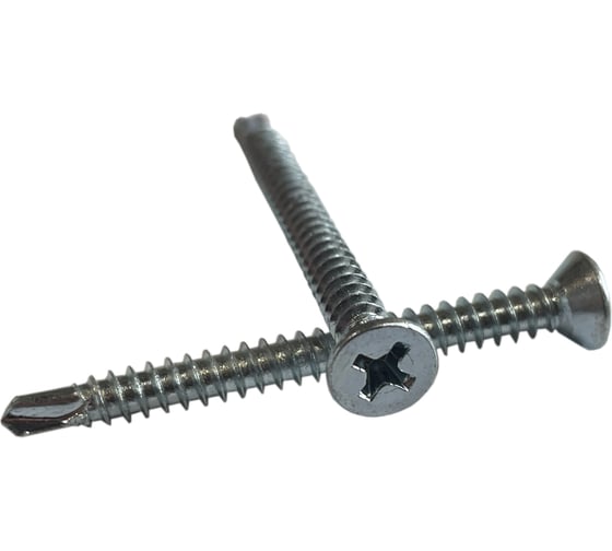 Саморез ZAMETAL 4,8х32 со сверлом и потайной головкой, DIN 7504Р, оц., 500 шт ZA082358