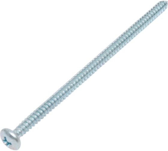 Саморез ZAMETAL 4,8 х100 с полукруг. гол., крест. шлиц, DIN 7981, оц., 250 шт ZA101647