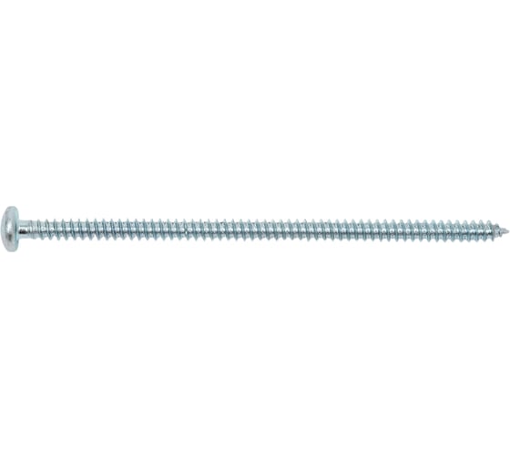 Саморез ZAMETAL 4,8 х100 с полукруг. гол., крест. шлиц, DIN 7981, оц., 250 шт ZA101647