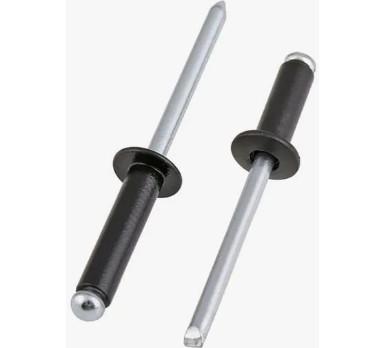 Заклепка вытяжная SORREX цветная алюминий/сталь 3,2x6 RAL 9005 Глубокий черный OY 100 штук 2ASD 32600 RAL 9005 100