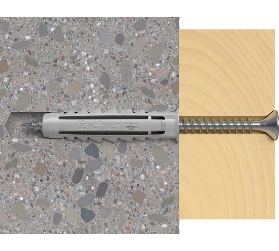 Дюбель fischer с шурупом 5x25 SX 20 шт. 90892