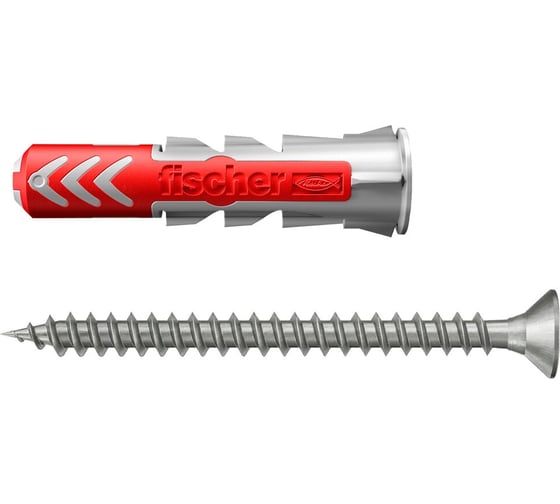 Дюбель fischer DuoPower 8x40 с нерж.шурупом 2 шт. 535487