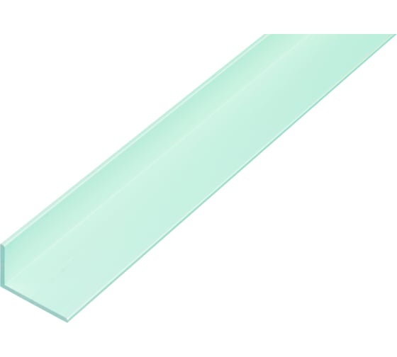 Угловой профиль ALBERTS алюминиевый, серебристый, 40x10x2х2000 мм 474799 1