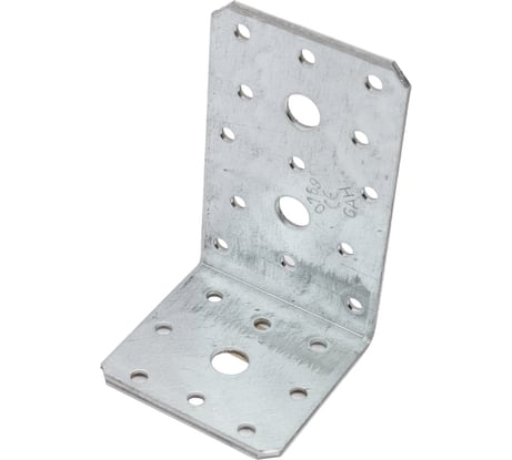 Перфорированный уголок ALBERTS оцинкованный, 100х60х60х2,5 мм 330149