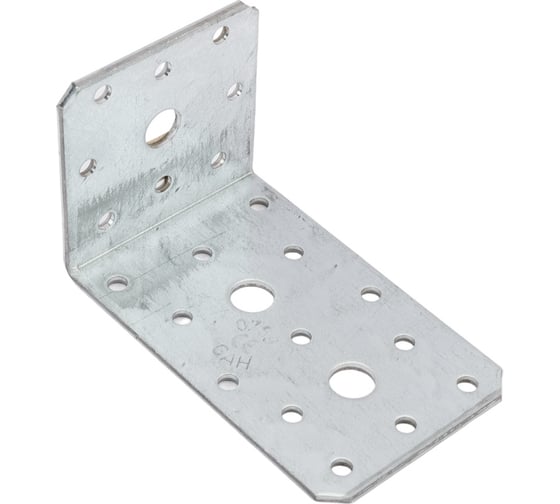 Перфорированный уголок ALBERTS оцинкованный, 100х60х60х2,5 мм 330149