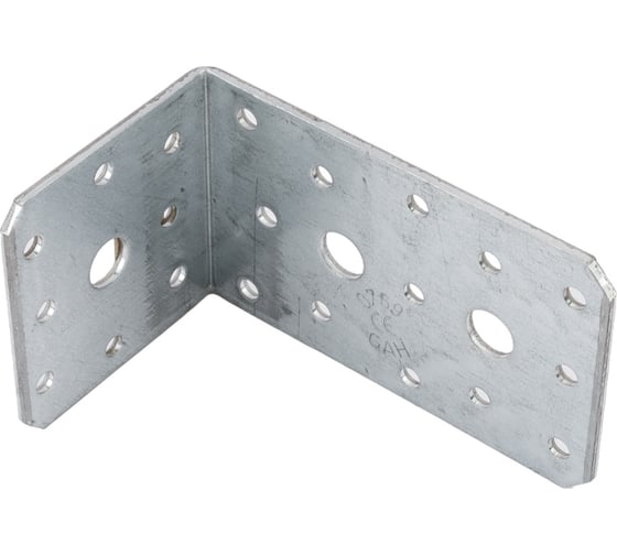 Перфорированный уголок ALBERTS оцинкованный, 100х60х60х2,5 мм 330149