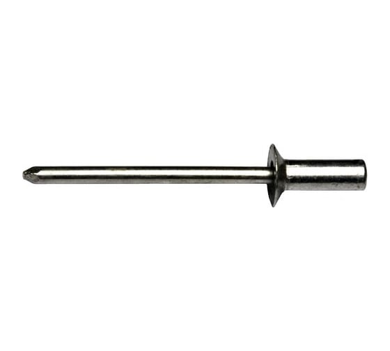 Заклепка ОПМ ISO 15974 4,8x16,0x9,5 Al/St закрытая, с потайной головкой, 100 шт. УТ000099068