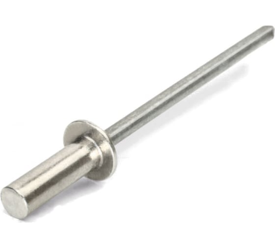 Заклепка ОПМ ISO 15973 d3,2x12,5 Al/St закрытая, с плоской головкой, 1000 шт. УТ000014748